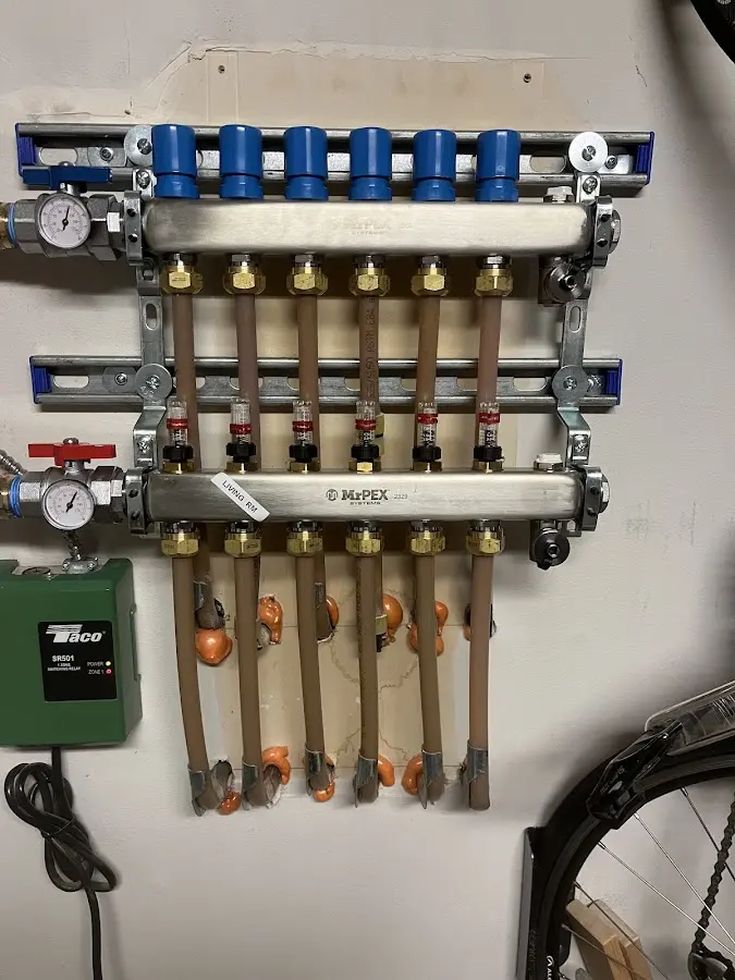 Plumber performing Gas Leak Detection at a residential property in Coronado